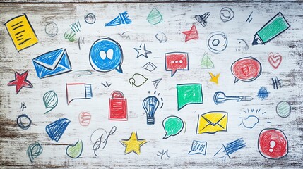 A whiteboard filled with customer loyalty program ideas.