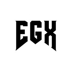 EGX letter logo design for technology company. EGX logo design black and white color combination. EGX logo, EGX vector, EGX design, EGX icon, EGX alphabet. EGX typography logo design.