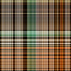 Warm fall gingham tartan check seamless pattern. Woven classic variegated ombre check texture with fabric effect. Repeatable tile for fashion and home decor soft furnishing design. 