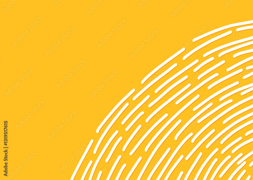 Poster abstract background with seamless curved lines pattern and with some copy space area