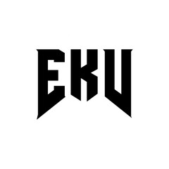 EKV letter logo design for technology company. EKV logo design black and white color combination. EKV logo, EKV vector, EKV design, EKV icon, EKV alphabet. EKV typography logo design.