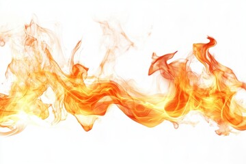 Bright and dynamic fire flames isolated on white background --ar 3:2 --v 6.1 Job ID: ac22211c-5b3d-4186-85fd-0b4358e79731