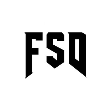FSD letter logo design for technology company. FSD logo design black and white color combination. FSD logo, FSD vector, FSD design, FSD icon, FSD alphabet. FSD typography logo design.