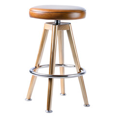 wooden chair isolated on white