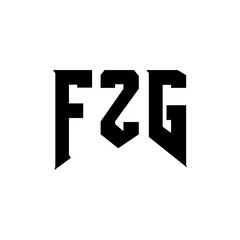 FZG letter logo design for technology company. FZG logo design black and white color combination. FZG logo, FZG vector, FZG design, FZG icon, FZG alphabet. FZG typography logo design.