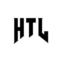HTL letter logo design for technology company. HTL logo design black and white color combination. HTL logo, HTL vector, HTL design, HTL icon, HTL alphabet. HTL typography logo design.