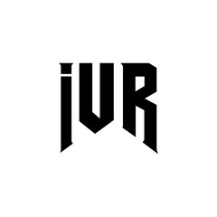 IUR letter logo design for technology company. IUR logo design black and white color combination. IUR logo, IUR vector, IUR design, IUR icon, IUR alphabet. IUR typography logo design.