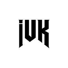 IUK letter logo design for technology company. IUK logo design black and white color combination. IUK logo, IUK vector, IUK design, IUK icon, IUK alphabet. IUK typography logo design.