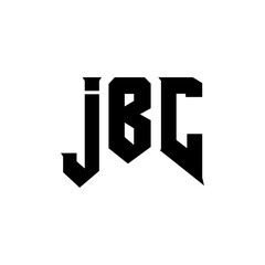 JBC letter logo design for technology company. JBC logo design black and white color combination. JBC logo, JBC vector, JBC design, JBC icon, JBC alphabet. JBC typography logo design.