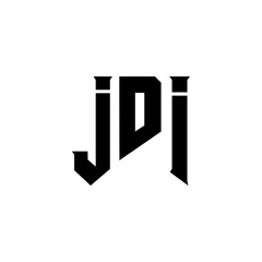 JDI letter logo design for technology company. JDI logo design black and white color combination. JDI logo, JDI vector, JDI design, JDI icon, JDI alphabet. JDI typography logo design.
