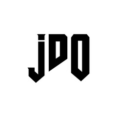 JDO letter logo design for technology company. JDO logo design black and white color combination. JDO logo, JDO vector, JDO design, JDO icon, JDO alphabet. JDO typography logo design.