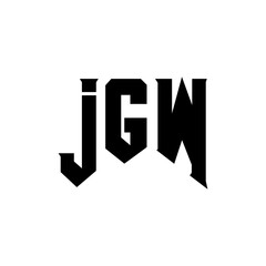 JGW letter logo design for technology company. JGW logo design black and white color combination. JGW logo, JGW vector, JGW design, JGW icon, JGW alphabet. JGW typography logo design.