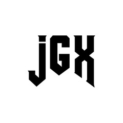 JGX letter logo design for technology company. JGX logo design black and white color combination. JGX logo, JGX vector, JGX design, JGX icon, JGX alphabet. JGX typography logo design.