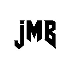 JMB letter logo design for technology company. JMB logo design black and white color combination. JMB logo, JMB vector, JMB design, JMB icon, JMB alphabet. JMB typography logo design.
