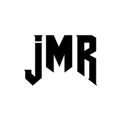 JMR letter logo design for technology company. JMR logo design black and white color combination. JMR logo, JMR vector, JMR design, JMR icon, JMR alphabet. JMR typography logo design.