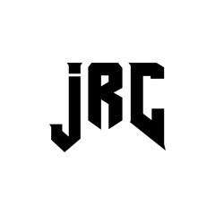 JRC letter logo design for technology company. JRC logo design black and white color combination. JRC logo, JRC vector, JRC design, JRC icon, JRC alphabet. JRC typography logo design.