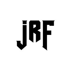 JRF letter logo design for technology company. JRF logo design black and white color combination. JRF logo, JRF vector, JRF design, JRF icon, JRF alphabet. JRF typography logo design.
