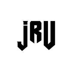 JRU letter logo design for technology company. JRU logo design black and white color combination. JRU logo, JRU vector, JRU design, JRU icon, JRU alphabet. JRU typography logo design.