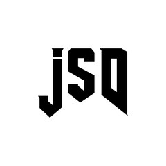 JSD letter logo design for technology company. JSD logo design black and white color combination. JSD logo, JSD vector, JSD design, JSD icon, JSD alphabet. JSD typography logo design.