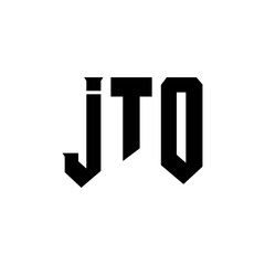 JTO letter logo design for technology company. JTO logo design black and white color combination. JTO logo, JTO vector, JTO design, JTO icon, JTO alphabet. JTO typography logo design.