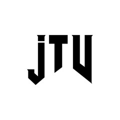 JTV letter logo design for technology company. JTV logo design black and white color combination. JTV logo, JTV vector, JTV design, JTV icon, JTV alphabet. JTV typography logo design.