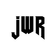 JWR letter logo design for technology company. JWR logo design black and white color combination. JWR logo, JWR vector, JWR design, JWR icon, JWR alphabet. JWR typography logo design.