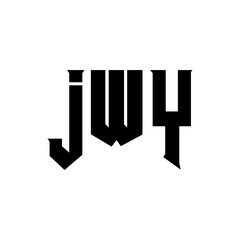 JWY letter logo design for technology company. JWY logo design black and white color combination. JWY logo, JWY vector, JWY design, JWY icon, JWY alphabet. JWY typography logo design.