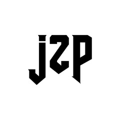 JZP letter logo design for technology company. JZP logo design black and white color combination. JZP logo, JZP vector, JZP design, JZP icon, JZP alphabet. JZP typography logo design.