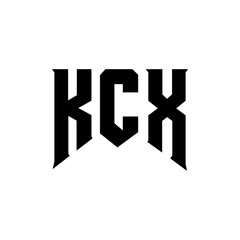 KCX letter logo design for technology company. KCX logo design black and white color combination. KCX logo, KCX vector, KCX design, KCX icon, KCX alphabet. KCX typography logo design.