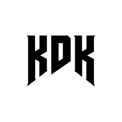 KDK letter logo design for technology company. KDK logo design black and white color combination. KDK logo, KDK vector, KDK design, KDK icon, KDK alphabet. KDK typography logo design.