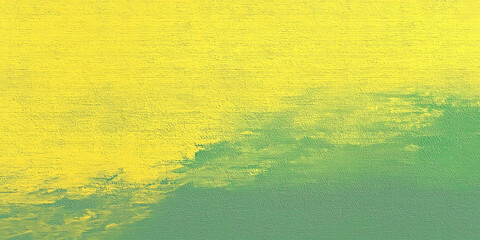 Abstract Composition with Gradient Colors from Yellow to Green Textured Background and Grainy Overlay