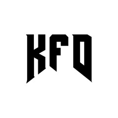 KFD letter logo design for technology company. KFD logo design black and white color combination. KFD logo, KFD vector, KFD design, KFD icon, KFD alphabet. KFD typography logo design.