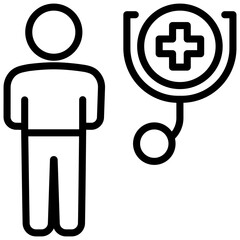 Obraz premium Doctor Outline Icon