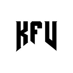 KFV letter logo design for technology company. KFV logo design black and white color combination. KFV logo, KFV vector, KFV design, KFV icon, KFV alphabet. KFV typography logo design.