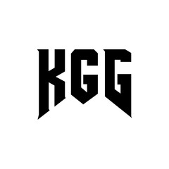 KGG letter logo design for technology company. KGG logo design black and white color combination. KGG logo, KGG vector, KGG design, KGG icon, KGG alphabet. KGG typography logo design.