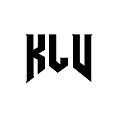 KLV letter logo design for technology company. KLV logo design black and white color combination. KLV logo, KLV vector, KLV design, KLV icon, KLV alphabet. KLV typography logo design.