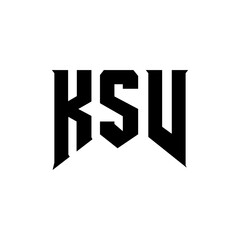 KSV letter logo design for technology company. KSV logo design black and white color combination. KSV logo, KSV vector, KSV design, KSV icon, KSV alphabet. KSV typography logo design.