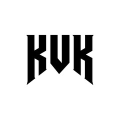 KVK letter logo design for technology company. KVK logo design black and white color combination. KVK logo, KVK vector, KVK design, KVK icon, KVK alphabet. KVK typography logo design.