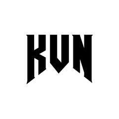 KVN letter logo design for technology company. KVN logo design black and white color combination. KVN logo, KVN vector, KVN design, KVN icon, KVN alphabet. KVN typography logo design.