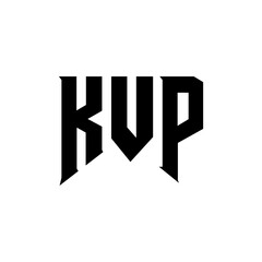 KVP letter logo design for technology company. KVP logo design black and white color combination. KVP logo, KVP vector, KVP design, KVP icon, KVP alphabet. KVP typography logo design.