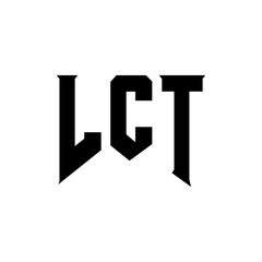 LCT letter logo design for technology company. LCT logo design black and white color combination. LCT logo, LCT vector, LCT design, LCT icon, LCT alphabet. LCT typography logo design.