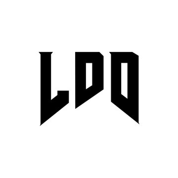 LDD letter logo design for technology company. LDD logo design black and white color combination. LDD logo, LDD vector, LDD design, LDD icon, LDD alphabet. LDD typography logo design.