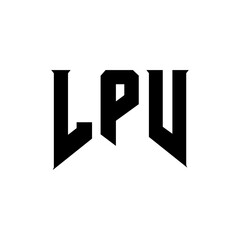 LPV letter logo design for technology company. LPV logo design black and white color combination. LPV logo, LPV vector, LPV design, LPV icon, LPV alphabet. LPV typography logo design.