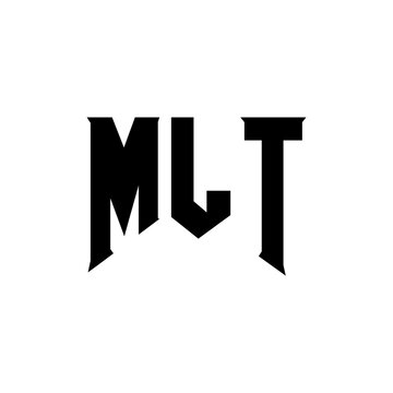 MLT letter logo design for technology company. MLT logo design black and white color combination. MLT logo, MLT vector, MLT design, MLT icon, MLT alphabet. MLT typography logo design.