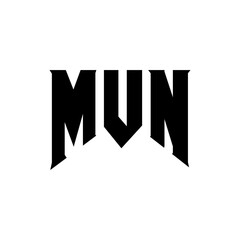 MVN letter logo design for technology company. MVN logo design black and white color combination. MVN logo, MVN vector, MVN design, MVN icon, MVN alphabet. MVN typography logo design.