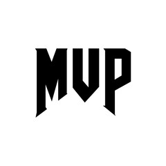 MVP letter logo design for technology company. MVP logo design black and white color combination. MVP logo, MVP vector, MVP design, MVP icon, MVP alphabet. MVP typography logo design.