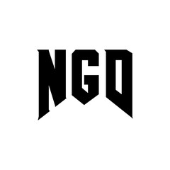 NGD letter logo design for technology company. NGD logo design black and white color combination. NGD logo, NGD vector, NGD design, NGD icon, NGD alphabet. NGD typography logo design.