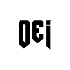 OEI letter logo design for technology company. OEI logo design black and white color combination. OEI logo, OEI vector, OEI design, OEI icon, OEI alphabet. OEI typography logo design.