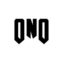 ONO letter logo design for technology company. ONO logo design black and white color combination. ONO logo, ONO vector, ONO design, ONO icon, ONO alphabet. ONO typography logo design.