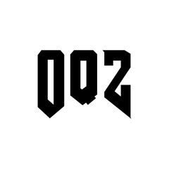 OQZ letter logo design for technology company. OQZ logo design black and white color combination. OQZ logo, OQZ vector, OQZ design, OQZ icon, OQZ alphabet. OQZ typography logo design.